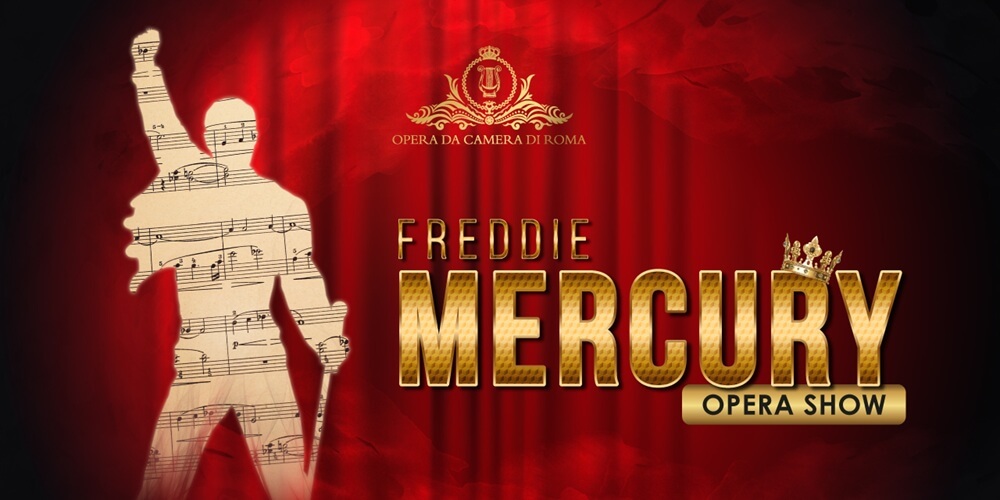 Freddie Mercury Opera Show in Rome poster.